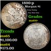 Image 1 : 1890-p Morgan Dollar $1 Grades Choice+ Unc