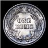 Image 3 : 1911-p Barber Dime 10c Grades Unc Details