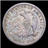 Image 3 : 1877-cc Seated Liberty Quarter 25c Grades xf+