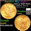 ***Auction Highlight*** 1897-p Gold Liberty Quarter Eagle TOP POP! $2 1/2 Graded ms68 By SEGS (fc)