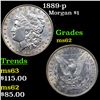 Image 1 : 1889-p Morgan Dollar $1 Grades Select Unc