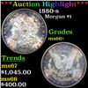 ***Auction Highlight*** 1880-s Morgan Dollar $1 Graded ms66+