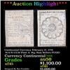 ***Auction Highlight*** Continental Currency February 17, 1776 $1/6 Fr-CC19 Plate A. Sig. Sam Seller