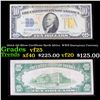 1934A $10 Silver Certificate North Africa  WWII Emergency Currency Grades vf+