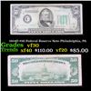 Image 1 : 1934D $50 Federal Reserve Note Philadelphia, PA Grades vf++