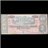 Image 2 : 1864 $10 Confederate Note, T-68 Grades vf++