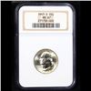 Image 2 : ***Auction Highlight*** NGC 1943-d Washington Quarter 25c Graded ms67 BY NGC (fc)