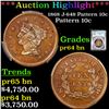 Image 1 : Proof ***Auction Highlight*** PCGS 1868 J-648 Pattern 10c Graded pr64 bn By PCGS (fc)