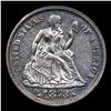 Image 2 : ***Auction Highlight*** 1873-p Seated Liberty Dime Open 3 10c Graded ms63+ PL By SEGS (fc)