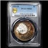Image 2 : PCGS 1921-d Morgan Dollar Toned $1 Graded ms63 By PCGS