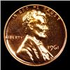 Image 2 : Proof 1961 Lincoln Cent 1c Grades Choice Proof Red