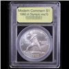 Image 2 : 1992-d Olympics Modern Commem Dollar $1 Graded ms70, Perfection By USCG