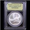Image 2 : 1994-d Capitol Modern Commem Dollar $1 Graded ms70, Perfection By USCG