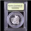 Image 2 : Proof 1997-P Law Officers Modern Commem Dollar $1 Graded GEM++ Proof Deep Cameo By USCG