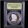 Image 2 : Proof 2000-P Leif Ericson Modern Commem Dollar $1 Graded GEM++ Proof Deep Cameo By USCG