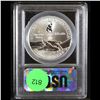 Image 3 : Proof 1995-P Olympic Gymnast Modern Commem Dollar $1 Graded GEM++ Proof Deep Cameo By USCG