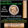 Image 1 : Shotgun Lincoln 1c roll, 1954-d 50 pcs Brandt Wrapper