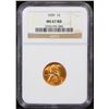 Image 2 : ***Auction Highlight*** NGC 1939-p Lincoln Cent 1c Graded ms67 RD by NGC (fc)