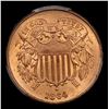 Image 2 : ***Auction Highlight*** 1864 Two Cent Piece 2c Graded ms67 RD by SEGS (fc)