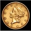 Image 2 : 1853 Ty 1 Gold Dollar $1 grades Unc Details