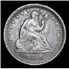 Image 2 : 1856-p Seated Liberty Quarter 25c Grades vf++