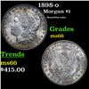 Image 1 : 1898-o Morgan Dollar $1 Grades GEM+ Unc