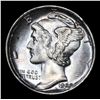 Image 2 : 1929-d Mercury Dime 10c Grades GEM+ FSB