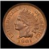 Image 2 : 1901 Indian Cent 1c Grades Gem+ Unc RB