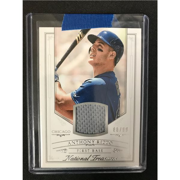 2015 Panini National Treasures 88/99 Anthony Rizzo #125