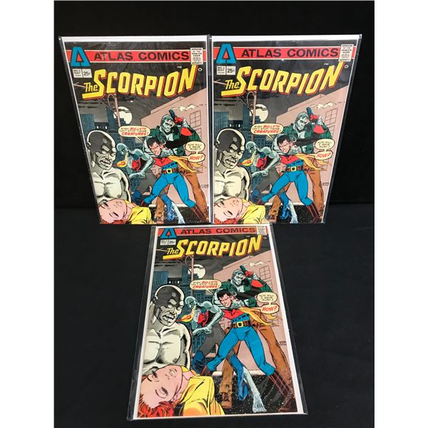 THE SCORPION #2 (ATLAS COMICS) X3