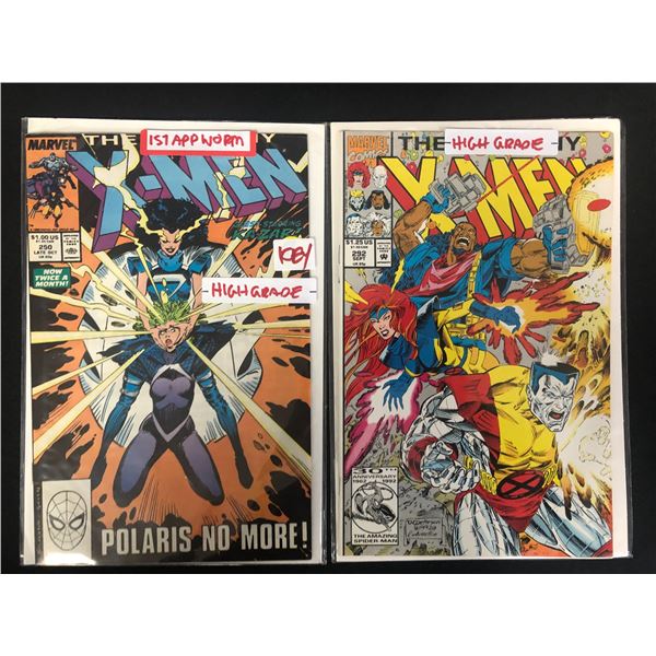 THE UNACANNY X-MEN #250 & #292 (MARVEL COMICS)