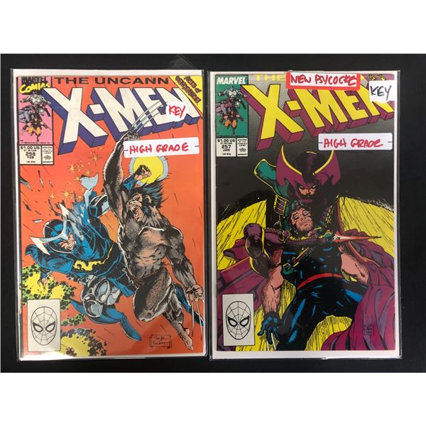 THE UNACANNY X-MEN #257-58 (MARVEL COMICS)