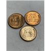 Image 2 : (3) GEM BU Lindoln Wheat Cents