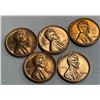 Image 1 : Lot of (5) CH UNCIRCULATED Wheat Cents