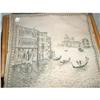 Image 1 : ANTIQUE VENITIAN SCENE TAPESTRY ca19th #2395178