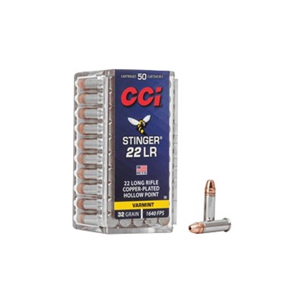 CCI  STINGER  22LR HP - 50 Rds