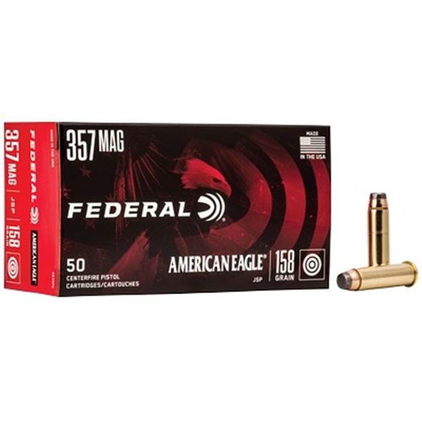 FED AM EAGLE 357MG 158GR JSP - 50 Rds