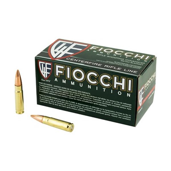 FIOCCHI 300BLK 150GR FMJBT - 50 Rds