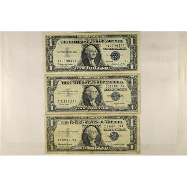 1957-A & 2-1957-B $1 SILVER CERTIFICATES