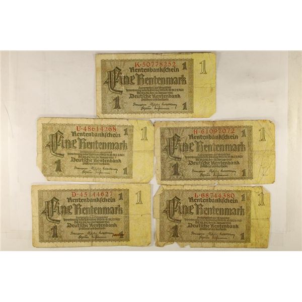 5-1937 GERMAN 1 MARKS
