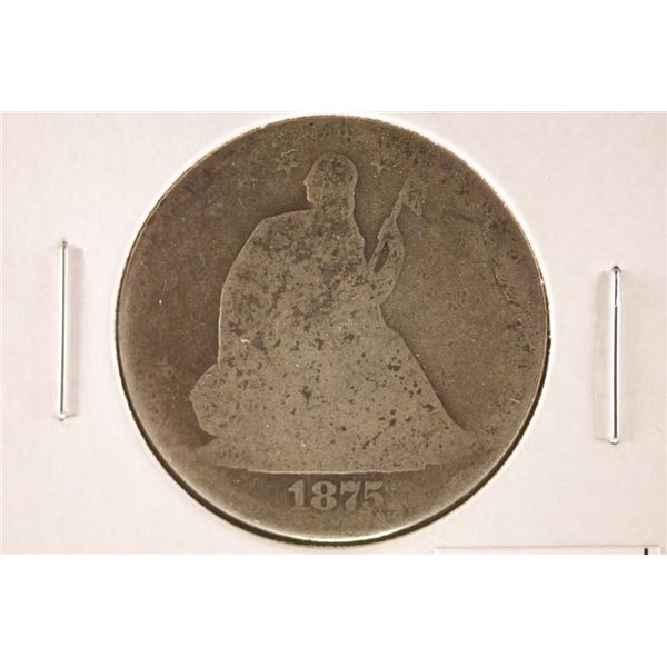 1875-S SEATED LIBERTY HALF DOLLAR
