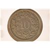 Image 2 : 1925-B SWITZERLAND 10 RAPPEN AU