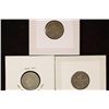 Image 2 : 1943-C, 1944-C & 1945-C NEWFOUNDLAND SILVER TEN