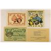 Image 2 : 4 PIECES OF CRISP UNC NOTGELDS 10 PFENNIG,