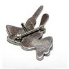 Image 2 : Zuni Hummingbird Pin Pendant Sterling Turquoise Coral