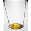 Image 2 : Huge Navajo Bumblebee Jasper Bar Necklace Sterling