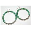 Image 1 : Navajo Rolled Turquoise & Sterling Navajo Pearls Beads