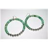 Image 2 : Navajo Rolled Turquoise & Sterling Navajo Pearls Beads