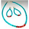 Image 1 : Navajo Rolled Kingman Turquoise Spiny Oyster Sterling