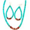 Image 2 : Navajo Rolled Kingman Turquoise Spiny Oyster Sterling